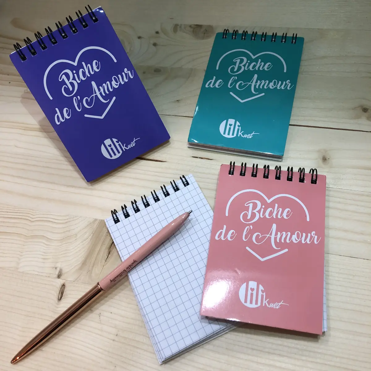 Carnets & papeterie personnalisés Lili K Wèt