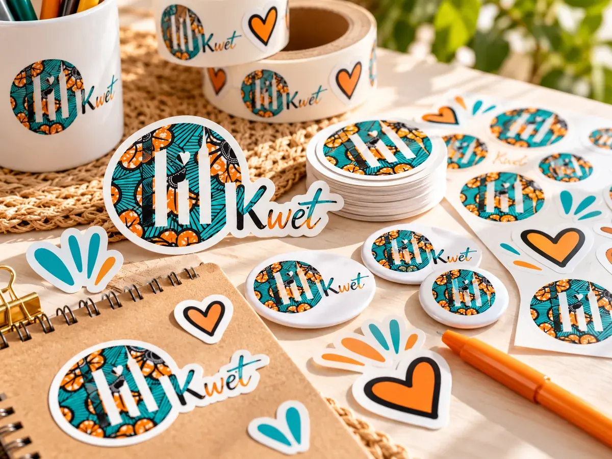 Collection de stickers et badges personnalisés LiliKwet